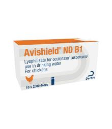 Avishield ND B1, lyophilisate for oculonasal suspension/use in drinking water for chickens