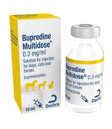 Bupredine Multidose 0.3 mg/ml solution for injection for dogs, cats and horses