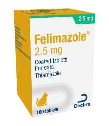Felimazole® 2.5 mg coated tablets for cats