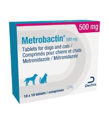 Metrobactin® 500 mg tablets for dogs and cats