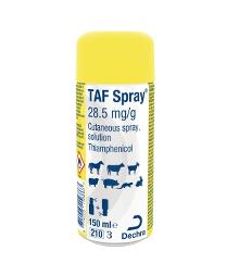 TAF Spray® 28.5 mg/g Cutaneous Spray, Solution