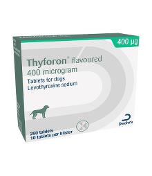 Thyforon® flavoured 400 mcg Tablets for dogs