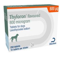 Thyforon® flavoured 800 mcg Tablets for dogs