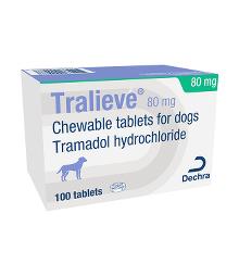 Tralieve 80 mg chewable tablets for dogs