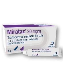 Mirataz 20 mg/g transdermal ointment for cats