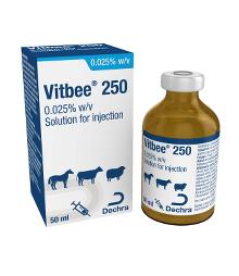Vitbee® 250, 0.025% w/v solution for injection